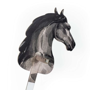 Cavallo con bastone FOLDZILLA - Cavallo nero