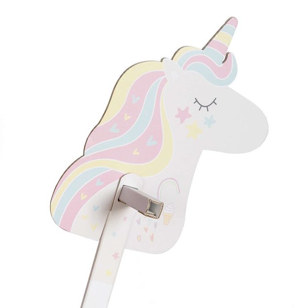 Cavallo con bastone FOLDZILLA - Unicorno arcobaleno